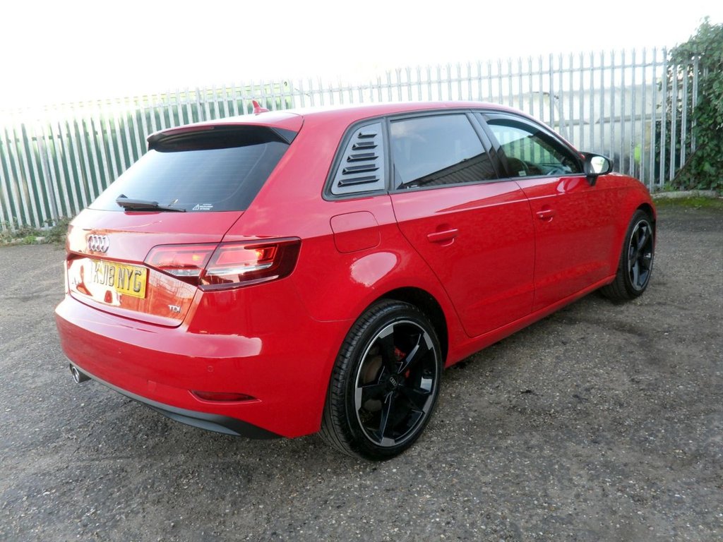 USED 2018 18 AUDI A3 2.0 TDI SE Technik Sportback 5dr Diesel Manual Euro 6 (s/s) (150 ps) 