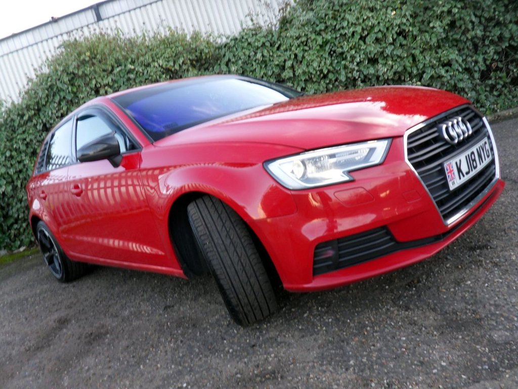 USED 2018 18 AUDI A3 2.0 TDI SE Technik Sportback 5dr Diesel Manual Euro 6 (s/s) (150 ps) 