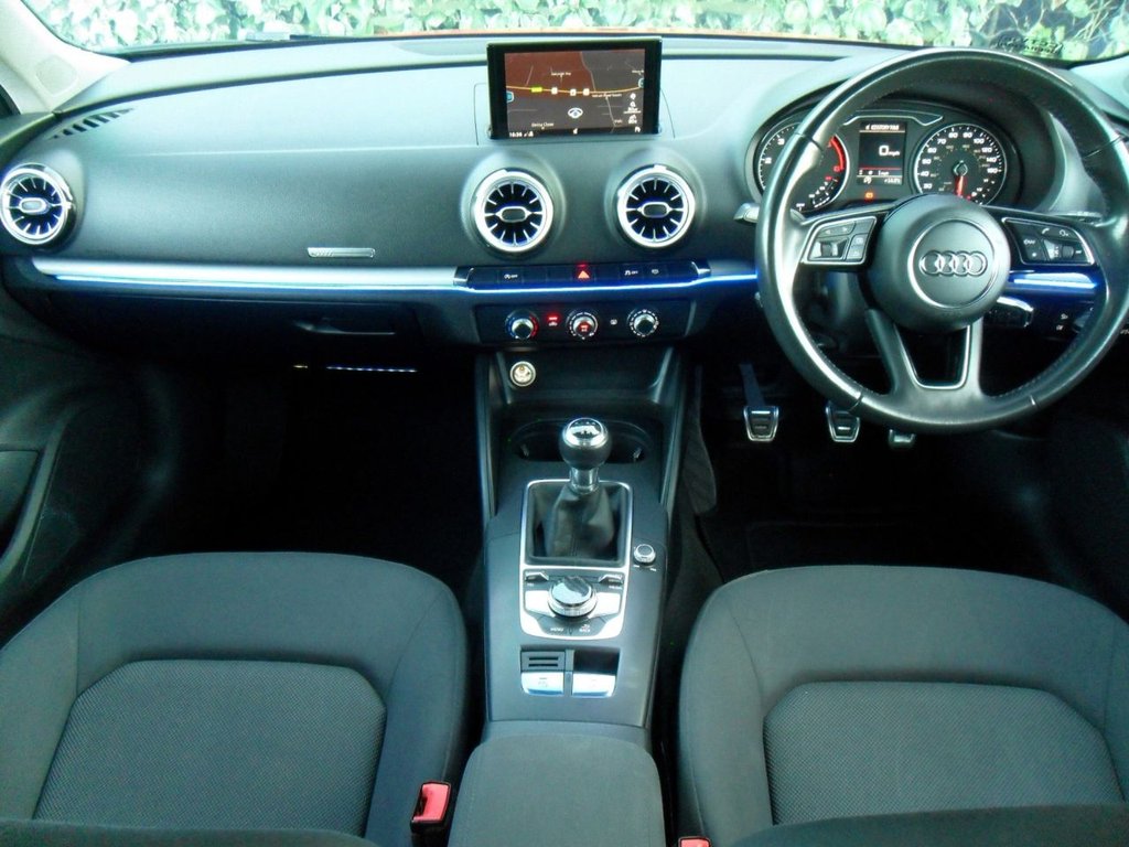 USED 2018 18 AUDI A3 2.0 TDI SE Technik Sportback 5dr Diesel Manual Euro 6 (s/s) (150 ps) 