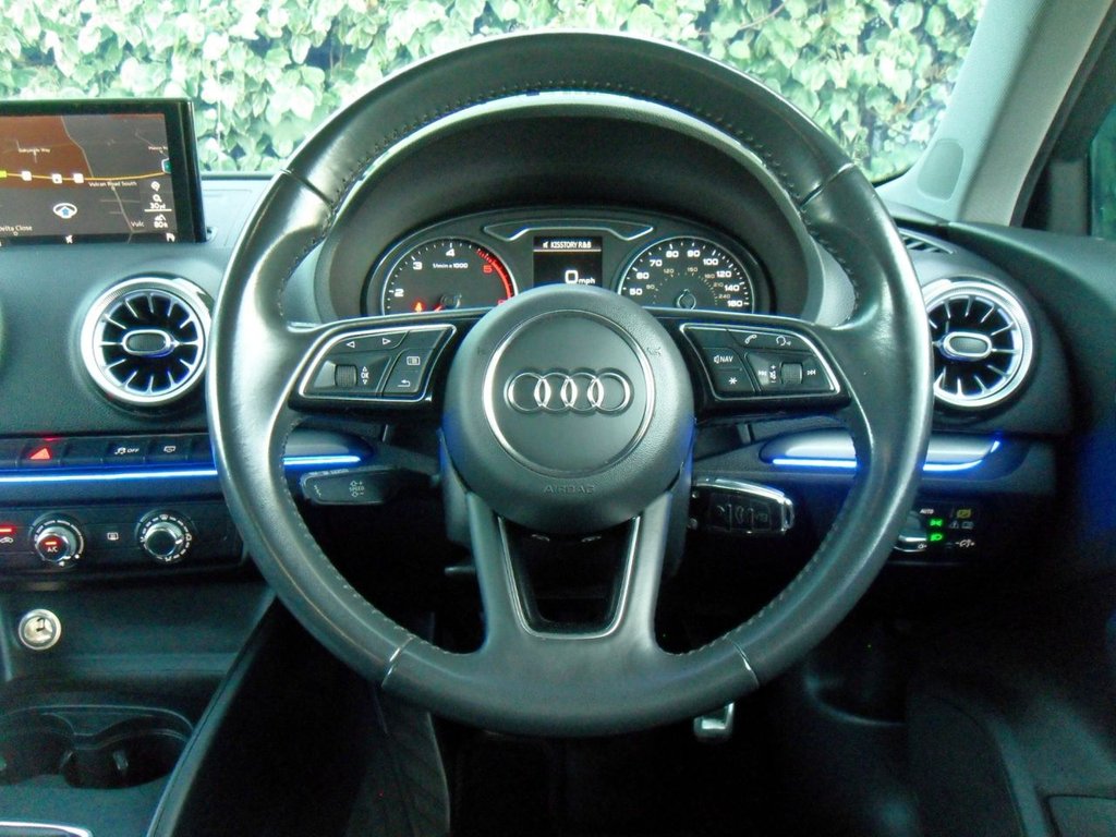 USED 2018 18 AUDI A3 2.0 TDI SE Technik Sportback 5dr Diesel Manual Euro 6 (s/s) (150 ps) 