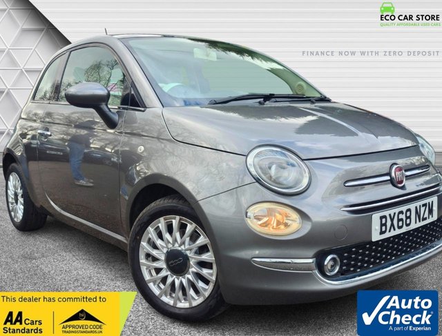 2018 FIAT 500 1.2 Lounge Hatchback 3dr Petrol Manual Euro 6 (s/s) (69 bhp)