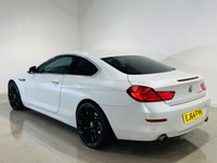 USED 2014 64 BMW 6 SERIES 3.0 640d SE Coupe 2dr Diesel Auto Euro 5 (s/s) (313 ps) Mineral Pearl White | Black Leather Interior | Black 20 Inch Wheels | Privacy Glass | Sports Seats