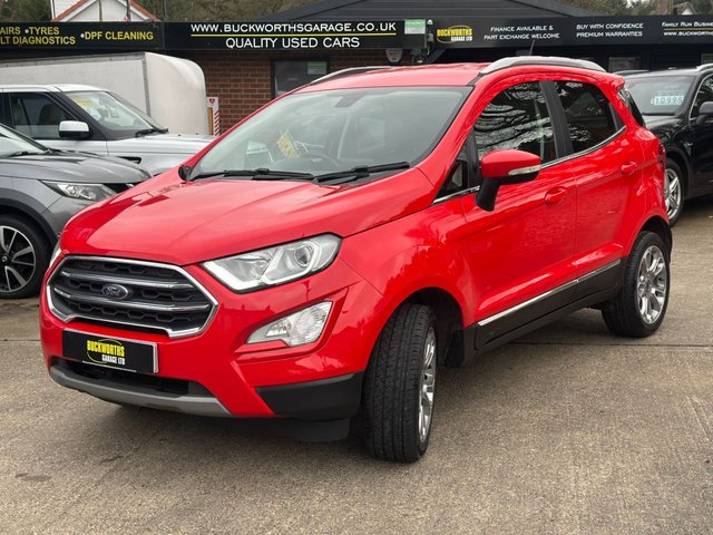 2019 FORD ECOSPORT 1.0T EcoBoost GPF Titanium SUV 5dr Petrol Manual Euro 6 (s/s) (125 ps)