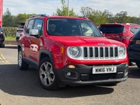 USED 2016 16 JEEP RENEGADE 1.4T MultiAirII Limited SUV 5dr Petrol DDCT Euro 6 (s/s) (140 ps) 