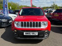 USED 2016 16 JEEP RENEGADE 1.4T MultiAirII Limited SUV 5dr Petrol DDCT Euro 6 (s/s) (140 ps) 