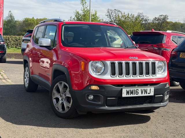 View our Jeep Renegade 1.4T MultiAirII Limited SUV 5dr Petrol DDCT Euro 6 (s/s) (140 ps)