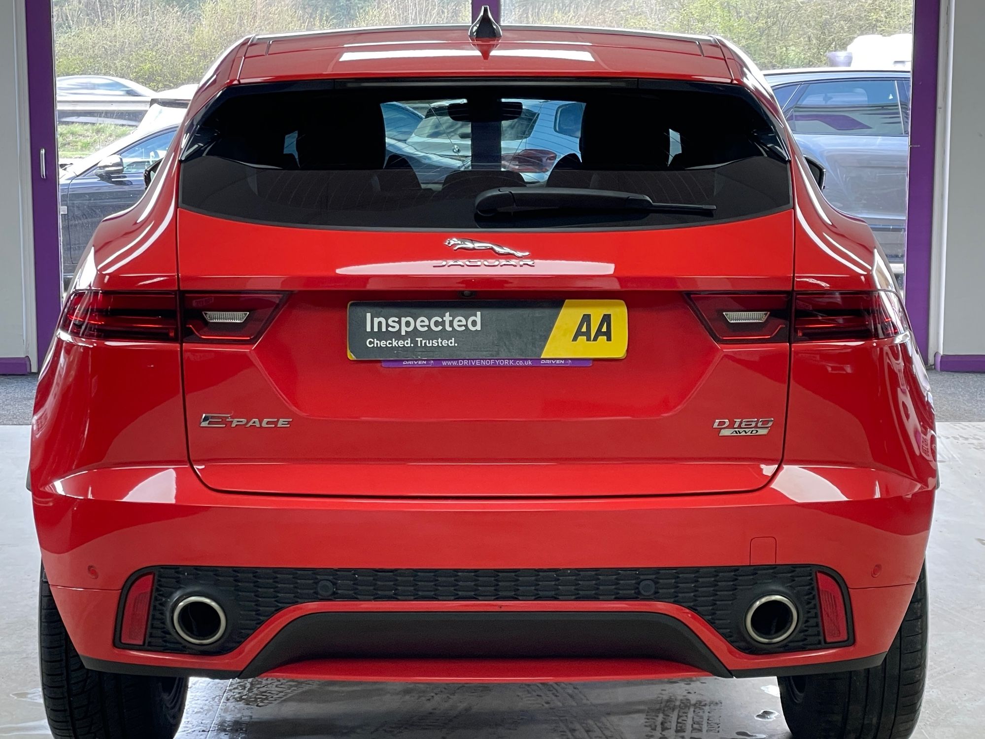 USED 2020 20 JAGUAR E-PACE 2.0 D180 Chequered Flag SUV 5dr Diesel Auto AWD Euro 6 (s/s) (180 ps) 
