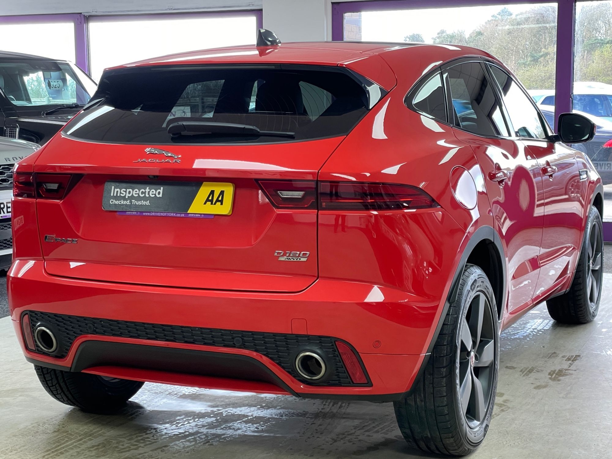 USED 2020 20 JAGUAR E-PACE 2.0 D180 Chequered Flag SUV 5dr Diesel Auto AWD Euro 6 (s/s) (180 ps) 