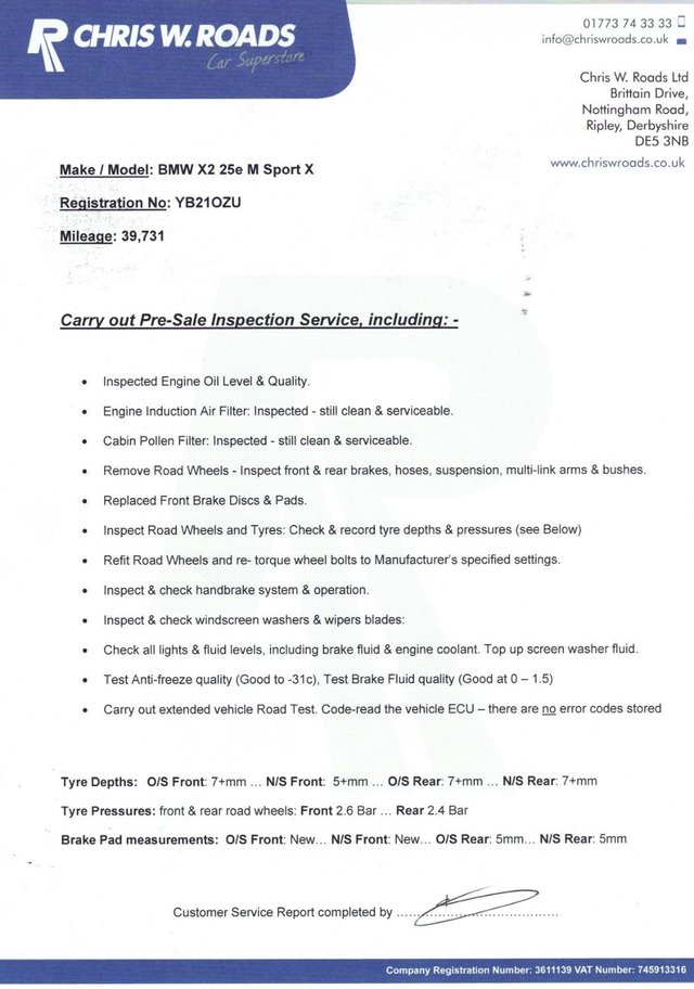 2021 BMW X2 1.5L M Sport X 5dr - Photo 7