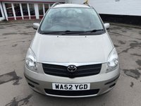 USED 2002 52 TOYOTA COROLLA VERSO 1.6 VVT-i T2 MPV 5dr Petrol Manual (174 g/km, 109 bhp) only 60,000 mls 1 years mot