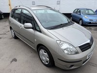USED 2002 52 TOYOTA COROLLA VERSO 1.6 VVT-i T2 MPV 5dr Petrol Manual (174 g/km, 109 bhp) only 60,000 mls 1 years mot