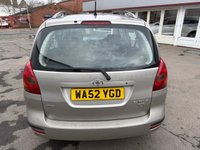 USED 2002 52 TOYOTA COROLLA VERSO 1.6 VVT-i T2 MPV 5dr Petrol Manual (174 g/km, 109 bhp) only 60,000 mls 1 years mot