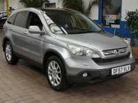 USED 2007 57 HONDA CR-V 2.0 i-VTEC EX SUV 5dr Petrol Automatic (195 g/km, 148 bhp) SAT NAV SUNROOF LEATHER HEATED SEATS CRUISE CONTROL PARKING SENSORS 4 OWNERS SERVICE HISTORY WARRANTY
