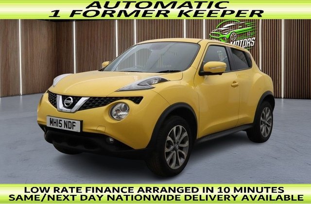 2015 JUKE 1.6 TEKNA SUV 5DR PETROL XTRON EURO 5 117 PS SAME DAY... photo