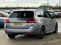 USED 2016 16 PEUGEOT 308 SW 1.6 BlueHDi GT Line Estate 5dr Diesel Manual Euro 6 (s/s) (120 ps) **PANROOF~FRESH MOT~SVS**