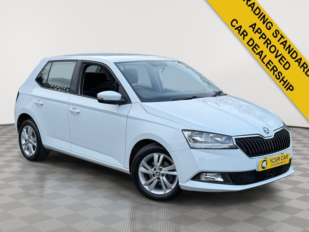 USED 2021 21 SKODA FABIA 1.0 TSI SE Hatchback 5dr Petrol Manual Euro 6 (s/s) (95 ps) Parking Sensors, Apple Carplay