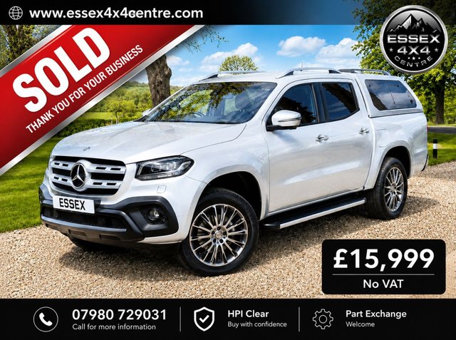 View our Mercedes-Benz X-Class 2.3 CDI PROGRESSIVE AUTOMATIC 4MATIC EURO 6 PICK UP TRUCK