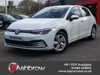 USED 2022 72 VOLKSWAGEN GOLF 1.5 TSI Life 5d 130 S/S 1 OWNER, FULL SERVICE HISTORY, SAT NAV, APP-CONNECT FOR WIRELESS APPLE CARPLAY / ANDROID AUTO, ACTIVE INFO DISPLAY VIRTUAL COCKPIT, WIRELESS PHONE CHARGER, DAB RADIO, BLUETOOTH, LANE ASSIST, FRONT ASSIST, ADAPTIVE CRUISE CONTROL & SPEED LIMITER, FRONT & REAR PARKING SENSORS WITH DISPLAY, LEATHER FLAT BOTTOM MULTIFUNCTION STEERING WHEEL, KEYLESS START, RAIN & LIGHT SENSORS, AUTO HOLD, 4x USB PORTS, CLIMATE CONTROL, ILLUMINATING VANITY MIRRORS, DIGITAL SPEEDO, MANAUL 6 SPEED