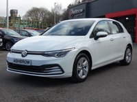 USED 2022 72 VOLKSWAGEN GOLF 1.5 TSI Life 5d 130 S/S 1 OWNER, FULL SERVICE HISTORY, SAT NAV, APP-CONNECT FOR WIRELESS APPLE CARPLAY / ANDROID AUTO, ACTIVE INFO DISPLAY VIRTUAL COCKPIT, WIRELESS PHONE CHARGER, DAB RADIO, BLUETOOTH, LANE ASSIST, FRONT ASSIST, ADAPTIVE CRUISE CONTROL & SPEED LIMITER, FRONT & REAR PARKING SENSORS WITH DISPLAY, LEATHER FLAT BOTTOM MULTIFUNCTION STEERING WHEEL, KEYLESS START, RAIN & LIGHT SENSORS, AUTO HOLD, 4x USB PORTS, CLIMATE CONTROL, ILLUMINATING VANITY MIRRORS, DIGITAL SPEEDO, MANAUL 6 SPEED