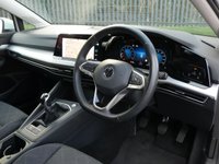USED 2022 72 VOLKSWAGEN GOLF 1.5 TSI Life 5d 130 S/S 1 OWNER, FULL SERVICE HISTORY, SAT NAV, APP-CONNECT FOR WIRELESS APPLE CARPLAY / ANDROID AUTO, ACTIVE INFO DISPLAY VIRTUAL COCKPIT, WIRELESS PHONE CHARGER, DAB RADIO, BLUETOOTH, LANE ASSIST, FRONT ASSIST, ADAPTIVE CRUISE CONTROL & SPEED LIMITER, FRONT & REAR PARKING SENSORS WITH DISPLAY, LEATHER FLAT BOTTOM MULTIFUNCTION STEERING WHEEL, KEYLESS START, RAIN & LIGHT SENSORS, AUTO HOLD, 4x USB PORTS, CLIMATE CONTROL, ILLUMINATING VANITY MIRRORS, DIGITAL SPEEDO, MANAUL 6 SPEED
