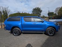 USED 2018 68 TOYOTA HI-LUX 2.4 D-4D Invincible X Pickup Double Cab 4dr Diesel Manual 4WD Euro 6 (s/s) (TSS, 3.5t) (150 ps) NO VAT , STUNNING BLUE PAINTWORK, HEATED SEATS