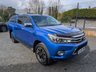 USED 2018 68 TOYOTA HI-LUX 2.4 D-4D Invincible X Pickup Double Cab 4dr Diesel Manual 4WD Euro 6 (s/s) (TSS, 3.5t) (150 ps) NO VAT , STUNNING BLUE PAINTWORK, HEATED SEATS
