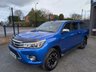 USED 2018 68 TOYOTA HI-LUX 2.4 D-4D Invincible X Pickup Double Cab 4dr Diesel Manual 4WD Euro 6 (s/s) (TSS, 3.5t) (150 ps) NO VAT , STUNNING BLUE PAINTWORK, HEATED SEATS