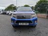 USED 2018 68 TOYOTA HI-LUX 2.4 D-4D Invincible X Pickup Double Cab 4dr Diesel Manual 4WD Euro 6 (s/s) (TSS, 3.5t) (150 ps) NO VAT , STUNNING BLUE PAINTWORK, HEATED SEATS