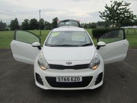 USED 2015 65 KIA RIO 1.25 1 Hatchback 3dr Petrol Manual Euro 6 (84 bhp) FINANCE AVAILABLE BLUETOOTH