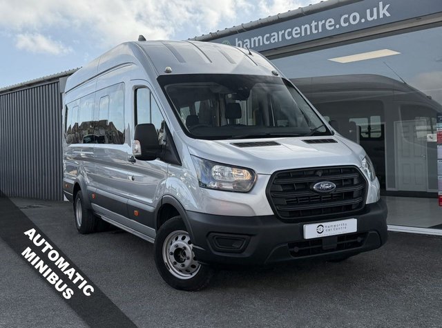 View our Ford Transit 2.0 460 EcoBlue Leader Minibus Double Cab 5dr Diesel Auto RWD L4 H3 Euro 6 (s/s) (17 Seat, DRW) (165 ps)