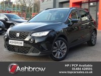 USED 2022 71 SEAT ARONA 1.0 TSI EVO SE Technology 5d 95 S/S DIGITAL DASH, SAT NAV, FULL LINK FOR WIRELESS APPLE CARPLAY / ANDROID AUTO, WIRELESS PHONE CHARGER, REAR PARKING SENSORS, ECO LED LIGHTS, AUTO LIGHTS, ELECTRIC MIRRORS, CRUISE CONTROL & SPEED LIMITER, LANE ASSIST, DAB RADIO, BLUETOOTH PHONE & MEDIA, MANUAL GEARBOX, BLACK CONTRAST ROOF, ROOF RAILS, 17 INCH ALLOY WHEELS, AIR CON, VOICE CONTROL, 2x USB C PORTS, LEATHER FLAT BOTTOM MULTIFUNCTION STEERING WHEEL, 1 OWNER FROM NEW, SERVICE HISTORY