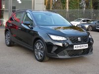 USED 2022 71 SEAT ARONA 1.0 TSI EVO SE Technology 5d 95 S/S DIGITAL DASH, SAT NAV, FULL LINK FOR WIRELESS APPLE CARPLAY / ANDROID AUTO, WIRELESS PHONE CHARGER, REAR PARKING SENSORS, ECO LED LIGHTS, AUTO LIGHTS, ELECTRIC MIRRORS, CRUISE CONTROL & SPEED LIMITER, LANE ASSIST, DAB RADIO, BLUETOOTH PHONE & MEDIA, MANUAL GEARBOX, BLACK CONTRAST ROOF, ROOF RAILS, 17 INCH ALLOY WHEELS, AIR CON, VOICE CONTROL, 2x USB C PORTS, LEATHER FLAT BOTTOM MULTIFUNCTION STEERING WHEEL, 1 OWNER FROM NEW, SERVICE HISTORY