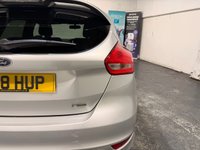 USED 2018 18 FORD FOCUS 1.0T EcoBoost ST-Line Hatchback 5dr Petrol Manual Euro 6 (s/s) (140 ps) Sat Nav-Air conditioning-DAB Radio-Cruise-Bluetooth-Privacy-18