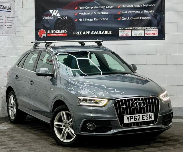2012 62 AUDI Q3 2.0 TFSI S line S Tronic quattro Euro 5 (s/s) 5dr ReverseCamera+SatNav+P.Sensors