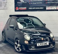 USED 2013 13 ABARTH 595C 1.4 T-Jet Competizione Cabrio Auto Euro 5 2dr Sat Nav+Sunroof+Full history
