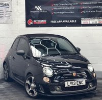 USED 2013 13 ABARTH 595C 1.4 T-Jet Competizione Cabrio Auto Euro 5 2dr Sat Nav+Sunroof+Full history