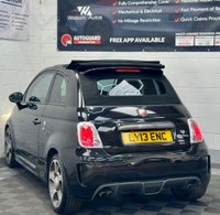 USED 2013 13 ABARTH 595C 1.4 T-Jet Competizione Cabrio Auto Euro 5 2dr Sat Nav+Sunroof+Full history