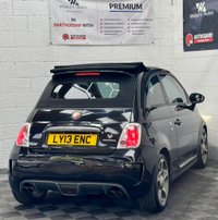 USED 2013 13 ABARTH 595C 1.4 T-Jet Competizione Cabrio Auto Euro 5 2dr Sat Nav+Sunroof+Full history