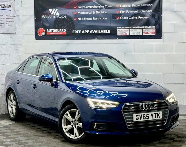 2016 65 AUDI A4 2.0 TFSI Sport S Tronic quattro Euro 6 (s/s) 4dr 1 Owner+Full History+Mem seats