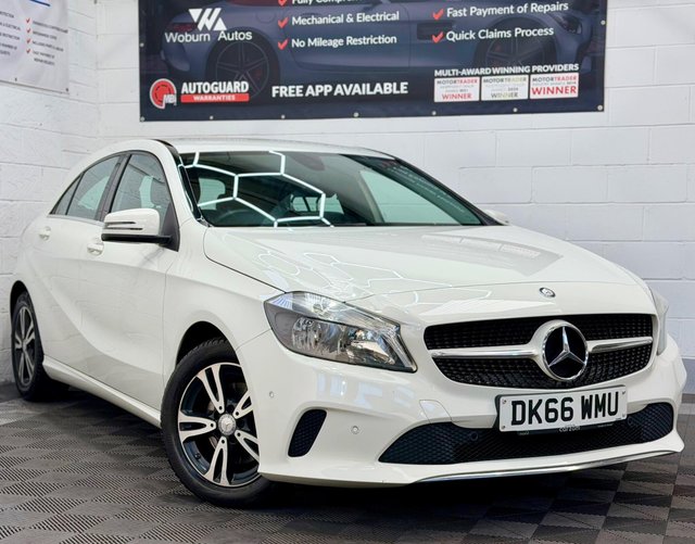 2016 66 MERCEDES-BENZ A CLASS 1.6 A180 SE (Executive) 7G-DCT Euro 6 (s/s) 5dr 1P.O+SATNAV+P.SENSOR+REVCAM