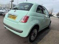 USED 2014 64 FIAT 500 1.2 Lounge Hatchback 3dr Petrol Manual Euro 6 (s/s) (69 bhp) SERVICE HISTORY 12 MONTHS MOT 2 KEY