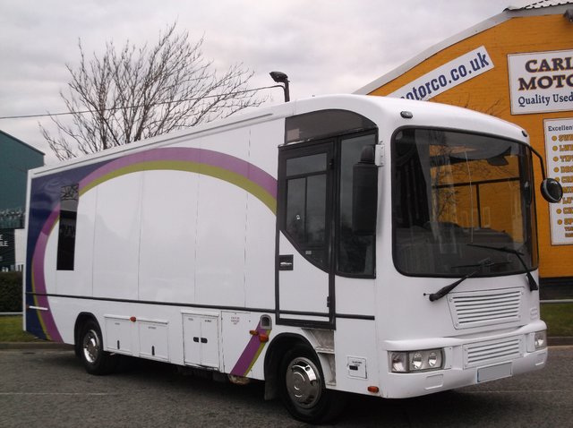 2007 07 Iveco-Ford Eurocargo Library bus Exhibition-Motorhome-Showroom-Shop-Catering-Race Events-Office WAV Disabled 