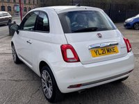 USED 2021 21 FIAT 500 1.0 MHEV Star Hatchback 3dr Petrol Manual Euro 6 (s/s) (70 bhp) FSH + SAT NAV + PAN ROOF  + REVERSE SENSORS + PARK ASSIST