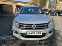 USED 2013 13 VOLKSWAGEN TIGUAN 2.0 TDI BlueMotion Tech R-Line SUV 5dr Diesel Manual 4WD Euro 5 (s/s) (140 ps) ONLY 2 FORMER KEEPER+MOT UNTIL MARCH 2027