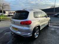 USED 2013 13 VOLKSWAGEN TIGUAN 2.0 TDI BlueMotion Tech R-Line SUV 5dr Diesel Manual 4WD Euro 5 (s/s) (140 ps) ONLY 2 FORMER KEEPER+MOT UNTIL MARCH 2027
