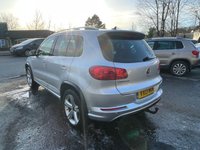 USED 2013 13 VOLKSWAGEN TIGUAN 2.0 TDI BlueMotion Tech R-Line SUV 5dr Diesel Manual 4WD Euro 5 (s/s) (140 ps) ONLY 2 FORMER KEEPER+MOT UNTIL MARCH 2027