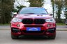USED 2016 16 BMW X6 3.0 M50d SUV 5dr Diesel Auto xDrive Euro 6 (s/s) (381 ps) FLAMENCO RED METALLIC PAINTWORK + REAR CAMERA + BLACK PACK + HEATED SEATS