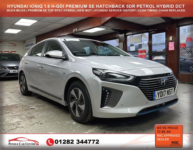View our Hyundai Ioniq 1.6 h-GDi Premium SE Hatchback 5dr Petrol Hybrid DCT Euro 6 (s/s) (141 ps)
