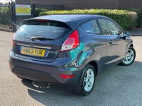 USED 2014 63 FORD FIESTA 1.25 Zetec Hatchback 3dr Petrol Manual Euro 5 (82 ps) ULEZ+LOW MILES+2FRO+12M MOT+PETROL