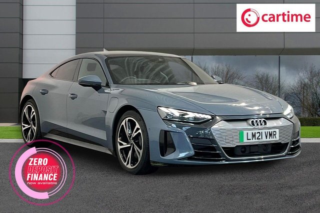 View our Audi E-Tron GT 93.4kWh Saloon 4dr Electric Auto quattro (476 ps) &pound;6,195 Upgraded Extras, Panoramic Glass Sunroof, Audi Parking System Plus, Comfort And Sound Package, Tour Pack